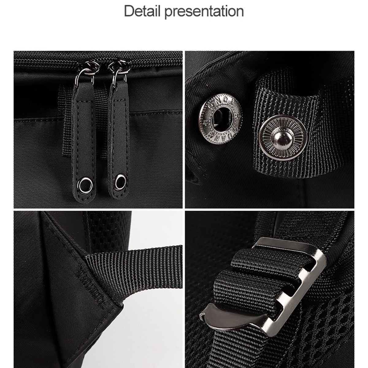 Universal Laptop Backpack With Usb Port - 13-15.6 Inch Capacity - Black