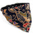 Cotton Pet Bib Cat Headband Dog Saliva Towel - Size Xs - Black
