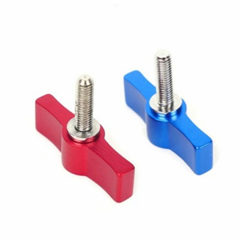 10pcs T-shaped Multi-directional Screw with M4 Aluminum Alloy Handle - Blue