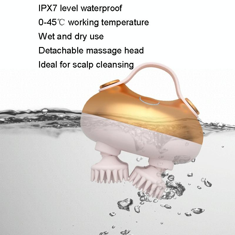 Wireless Smart Head Massager Kneading - Silver