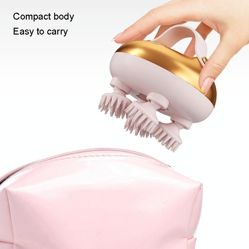 Wireless Smart Head Massager Kneading - Silver