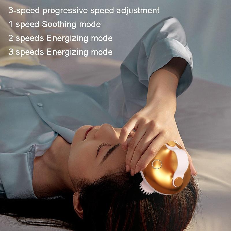 Wireless Smart Head Massager Kneading - Silver