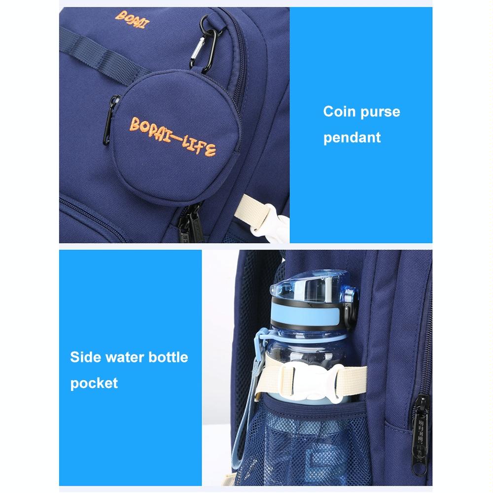 Lightweight Canvas Backpack - Compact and Durable - Deep Blue 2