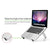 Triangle Cooling Bracket for Tablets Laptops and Desktops - White