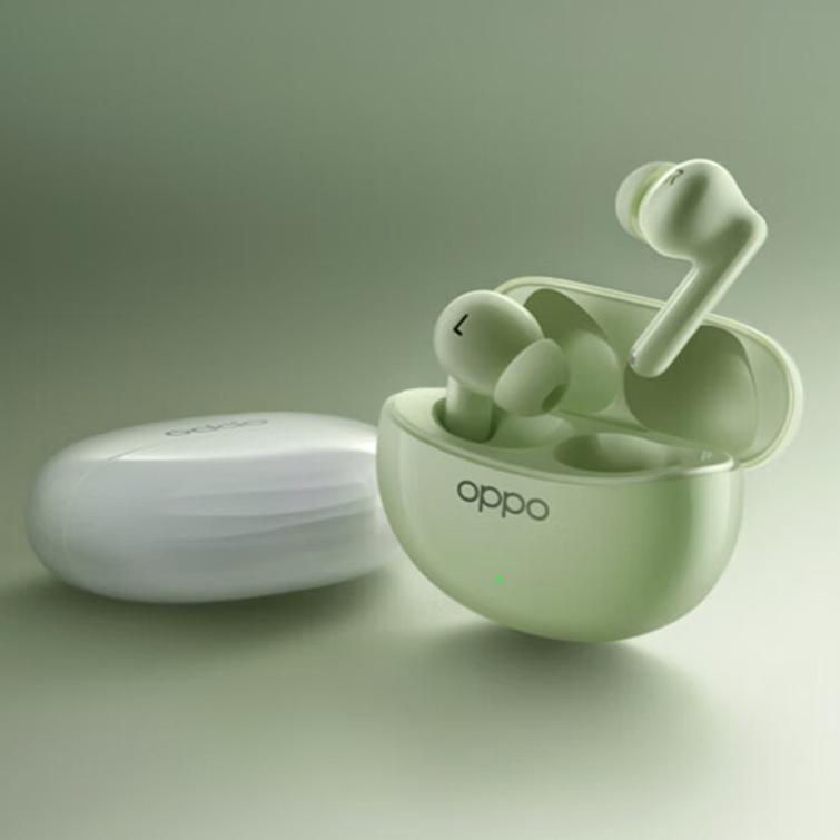 Wireless Active Noise-cancelling Earbuds for Sports and Music - Green