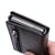Aluminum Rfid Card Holder with Automatic Pop-up Function - Coffee