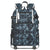 Student Waterproof Printed Backpack - Geometric Red