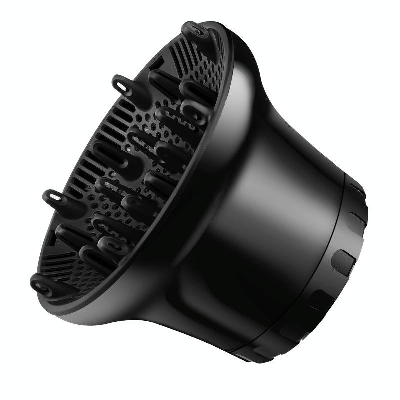 Universal Hair Diffuser For Blow Dryers Rotatable Design Large Hood Black - Black