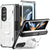 For Samsung Galaxy Z Fold4 5G Foldable Shockproof Phone Case - White