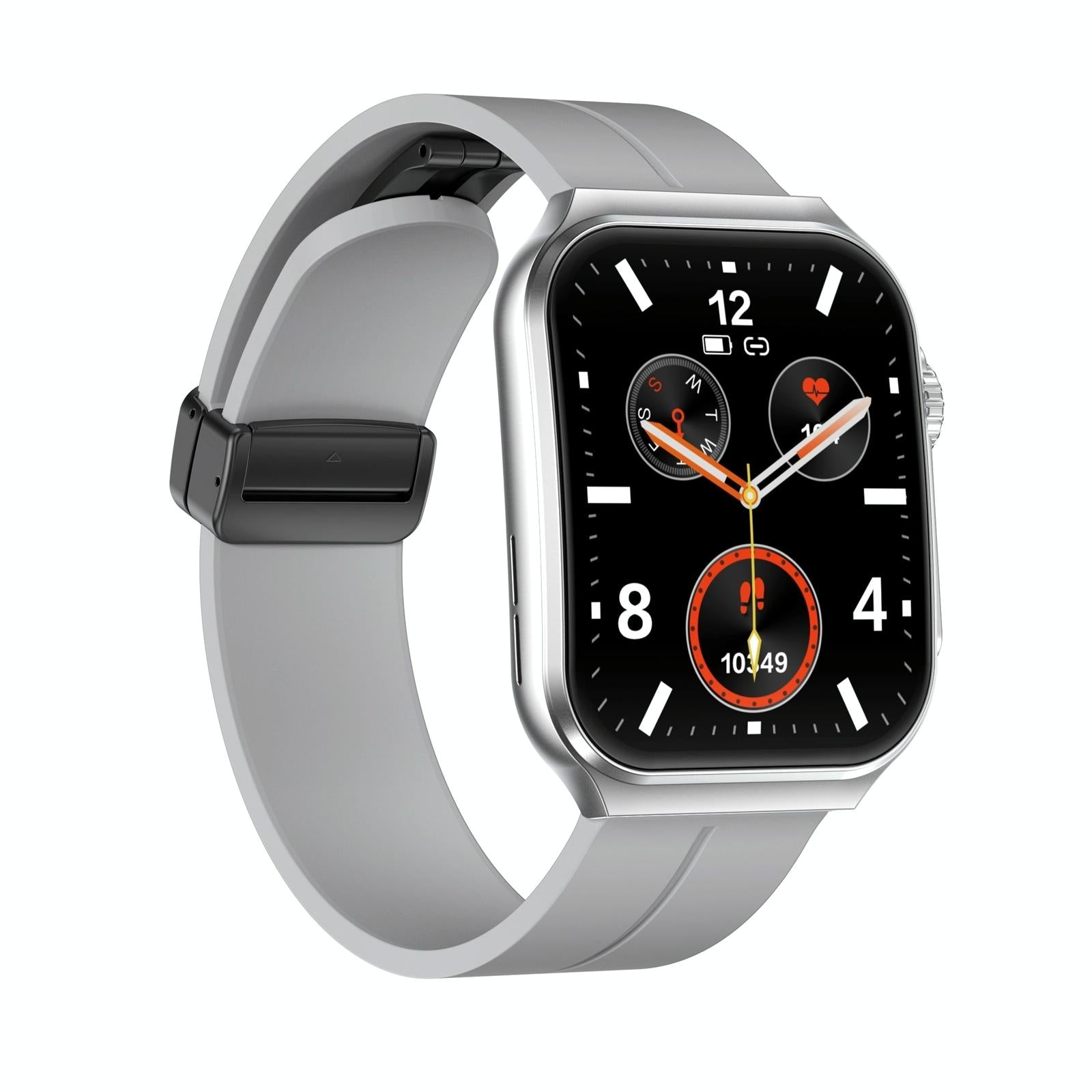 1.96 Inch Bt Call / Heart Rate / Blood Pressure / Blood Oxygen - Blue