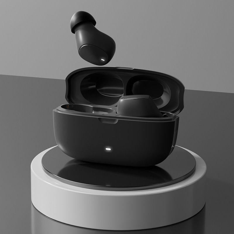 Wireless Earphones with Ai Noise Cancelling Mic and Bluetooth 5.3 - Black