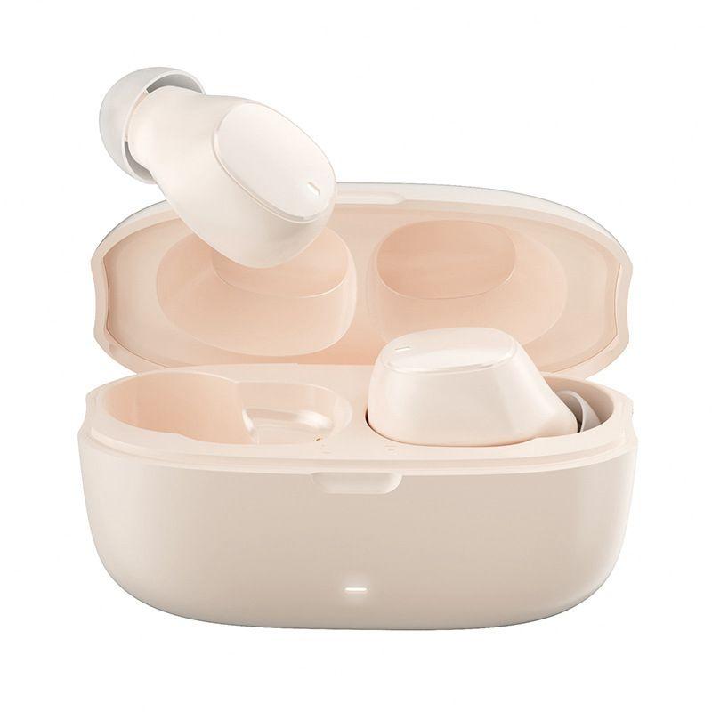 Wireless Earphones with Ai Noise Cancelling Mic and Bluetooth 5.3 - Black