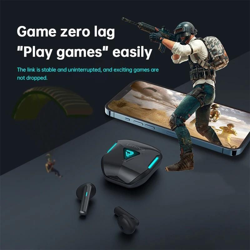 Wireless Bluetooth Earphones for Sports and Gaming - Black