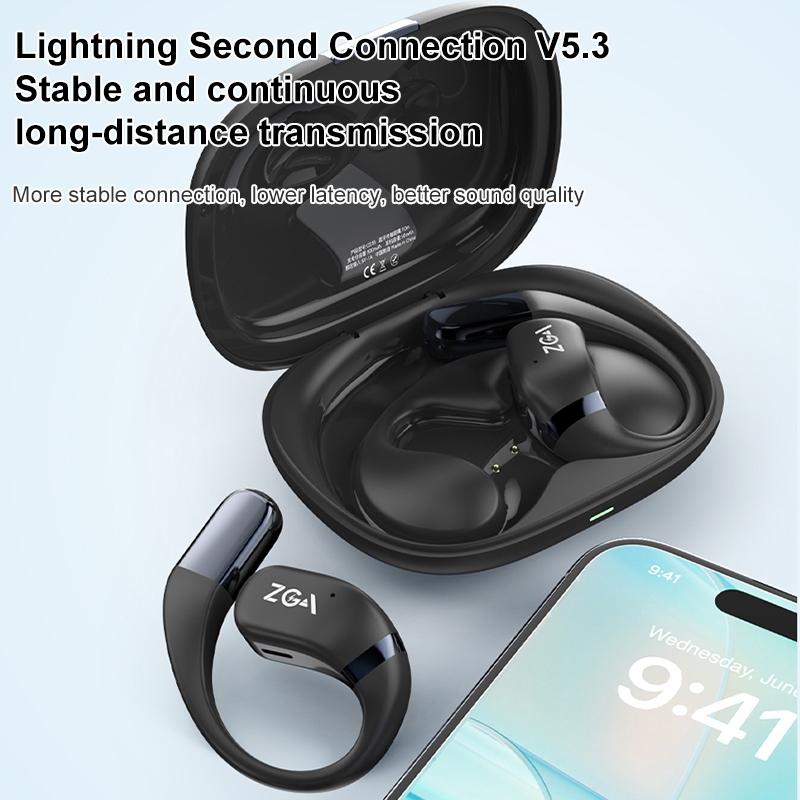 Wireless Bluetooth Earphones - Zga Gs18 Blade Ai - Beige