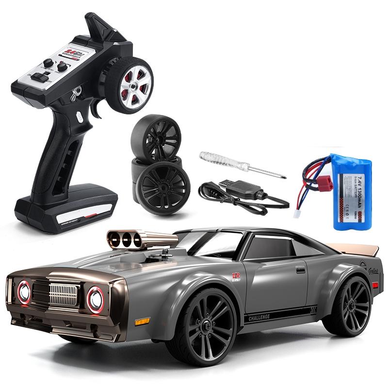 High Speed Electric Drift Rc Car - 4wd Muscle - Blue
