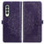 For Samsung Galaxy Z Fold4 5G Embossed Mandala Leather Phone Case - Blue