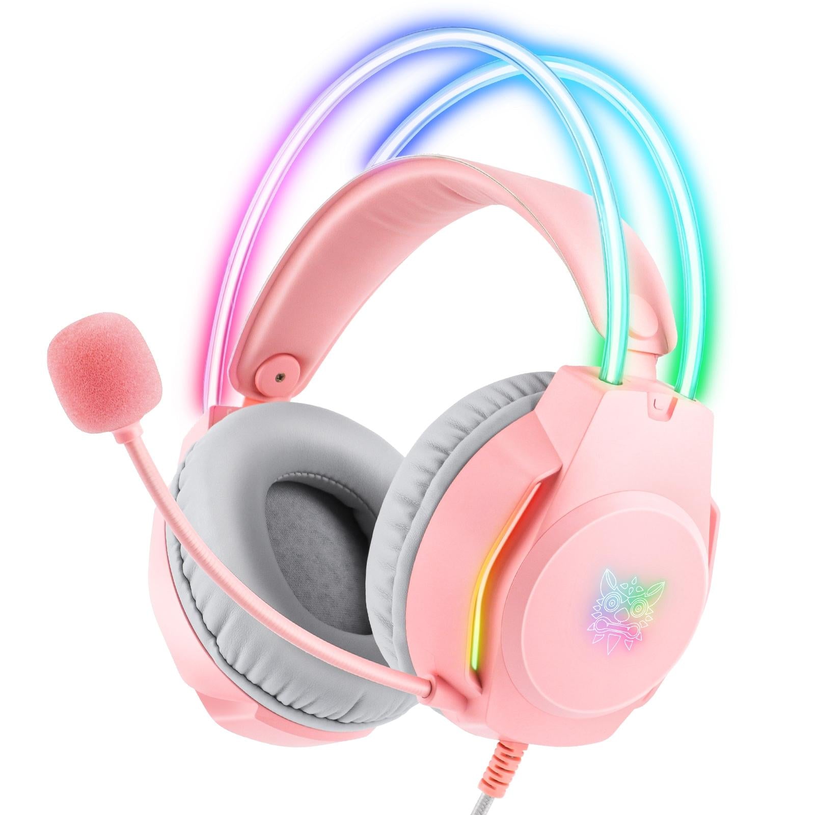 Rgb Wired Gaming Headset With Usb+3.5Mm - Black