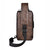 Waterproof Anti Theft Crossbody Backpack For Men - Light Brown