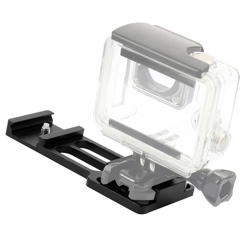 Rail Side Mount for Gopro and Other Action Cameras - 20mm for Hunting Shots - Black