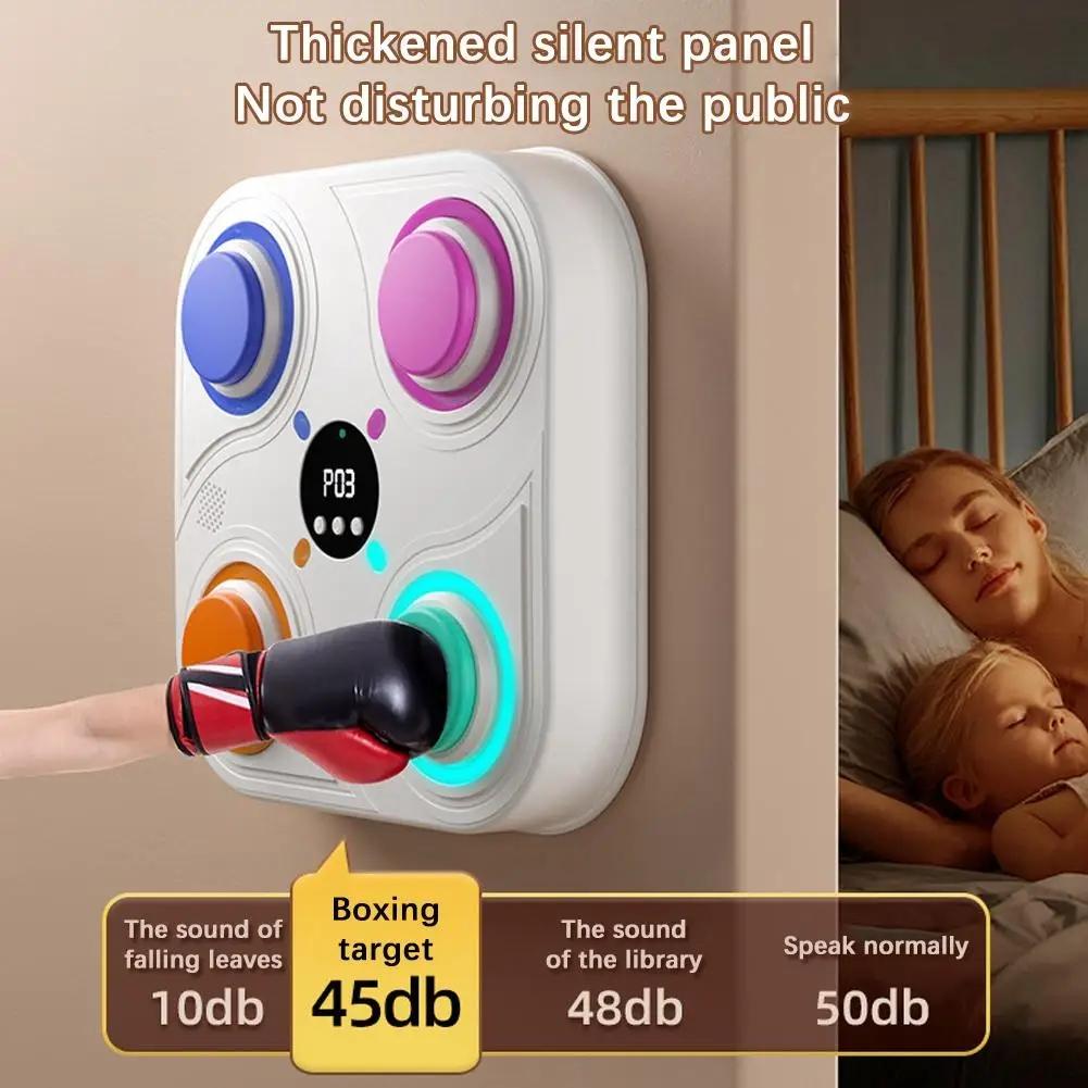 Bluetooth Music Display Boxing Target Toy For Children - Digital & Smart - Pink