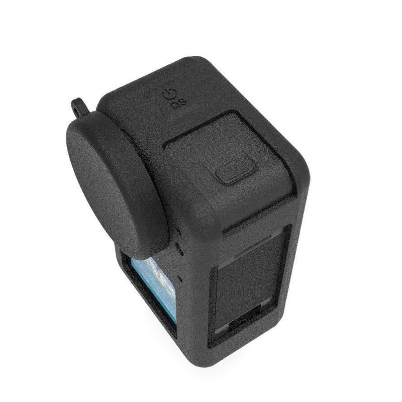 Protective Silicone Case with Lens Cap for Dji Action 3 - Red