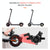 Xiaomi Electric Scooter Rear Disc Brake Calipers - Black - Blue