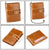Premium Leather Multi-card Men Wallet - Secure & Stylish - Coffee