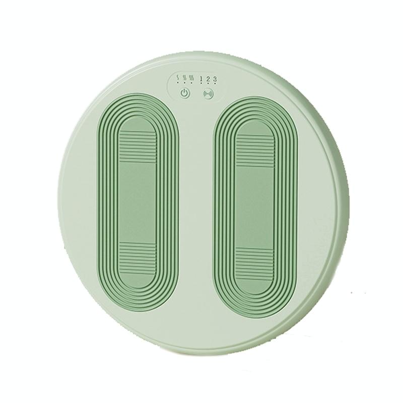Adjustable 5V Usb Foot Massager Warmer 3 Temp &amp; Vibration Levels - Milk Green