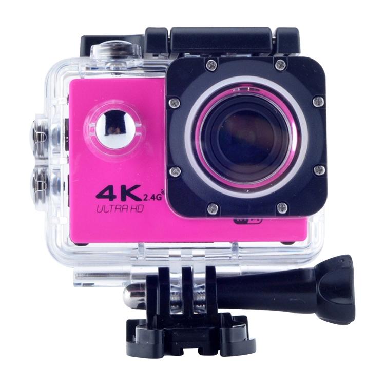 Waterproof 4k Action Camera for Cycling and Diving - Blue