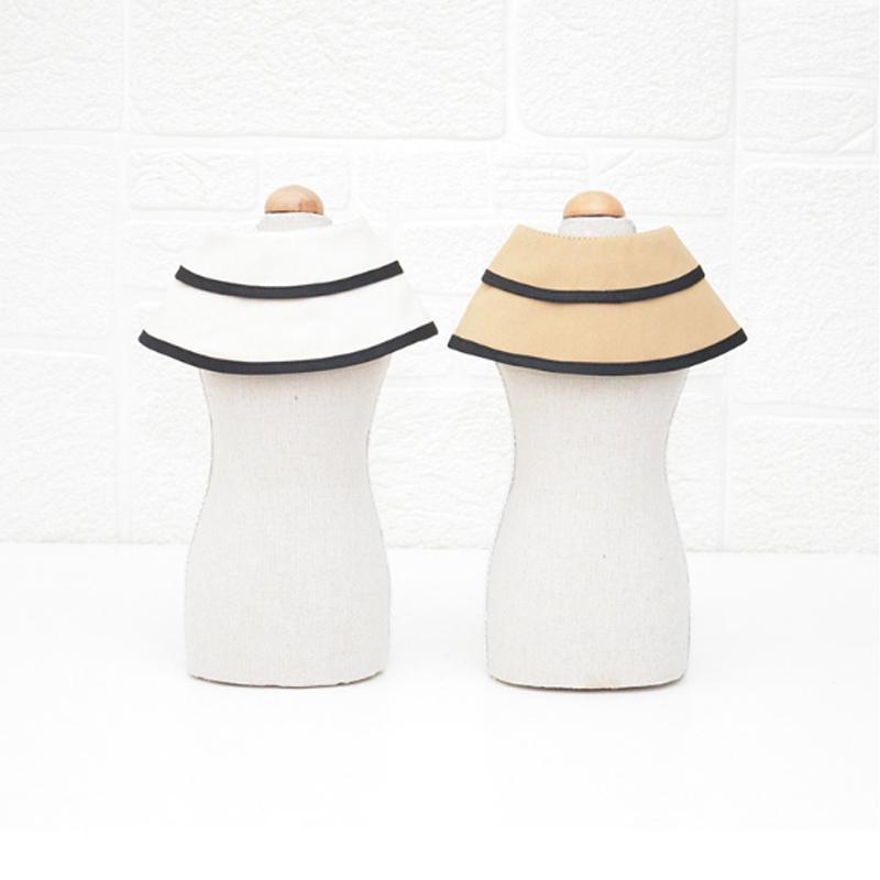 Dog Shawl Saliva Towel Scarf Pet Bow Tie Jewelry Accessories - Size S - White