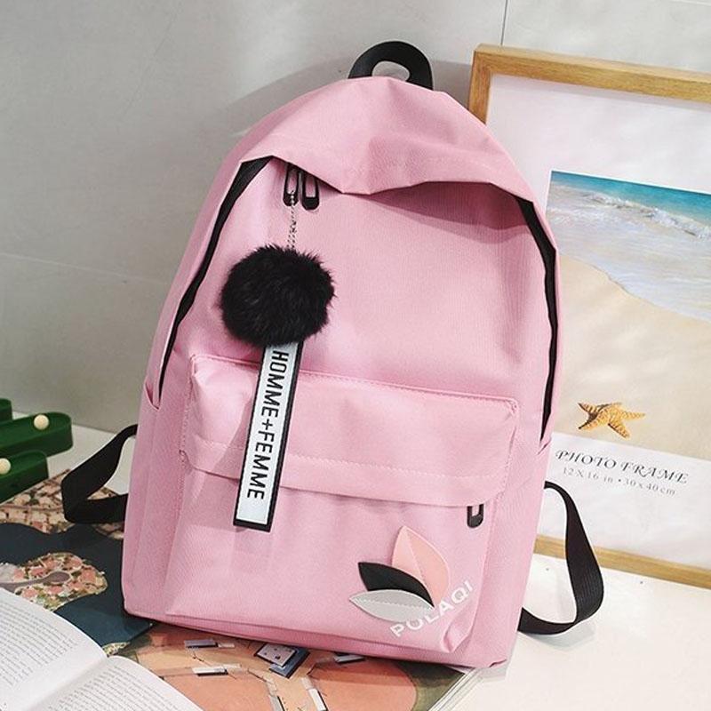 Student Canvas Backpack - Black