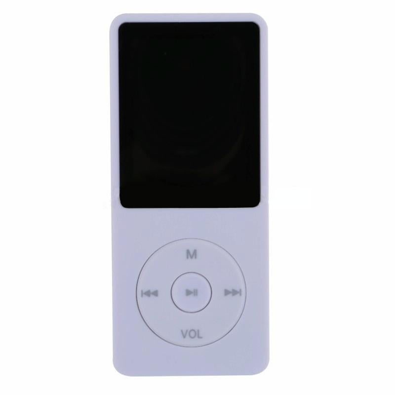 Portable Lcd Fm Radio Mp3 Mp4 Player 4Gb Memory Black - White 4Gb