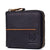 Zippered Cowhide Card Holder with Rfid Protection - Coffee