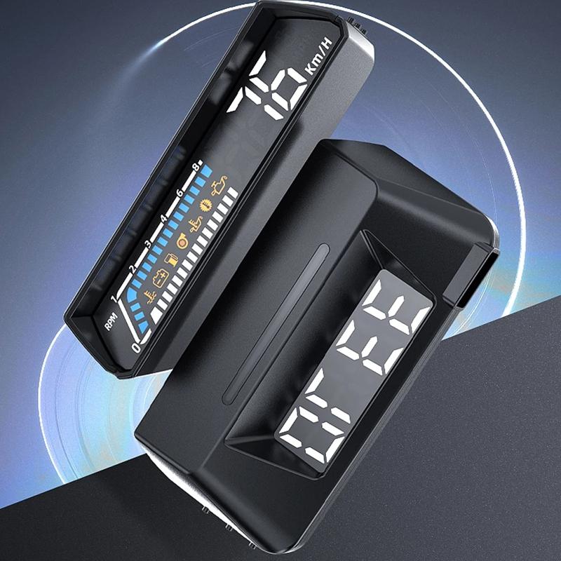 Vehicle Obd Head Up Display Multi Function Instrument For Oil Temp & Gearbox Monitoring - S101