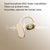 Wireless Openbuds Air Earphones - Conduction Music - White