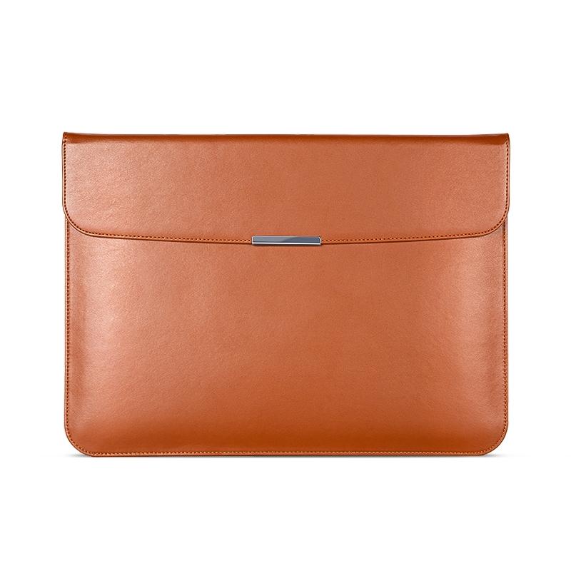Leather Laptop Sleeve - Ultra-thin and Stylish - Brown