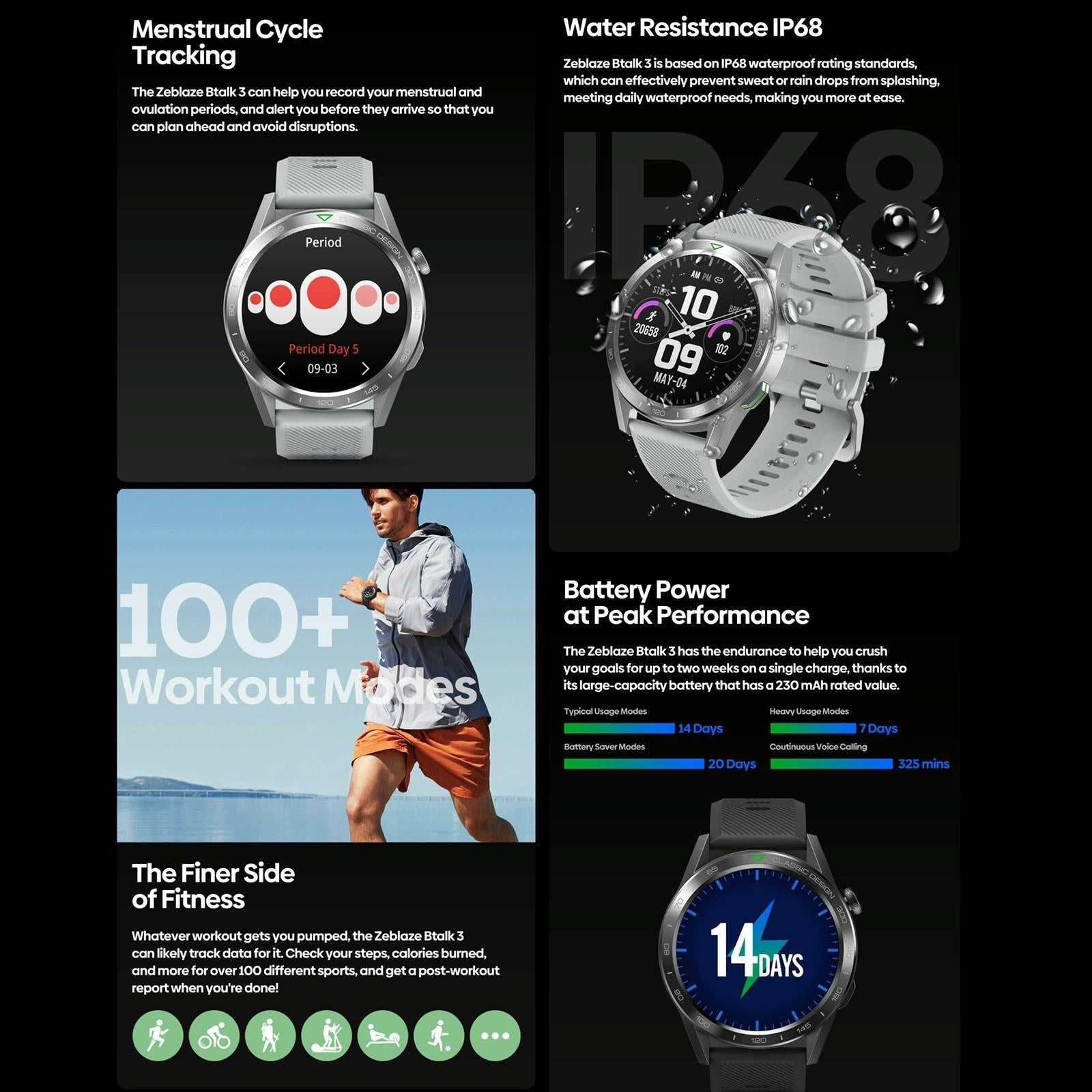 1.39 Inch Screen Voice Calling Smart Watch Support Heart Rate / Blood Pressure / Blood Oxygen - Starlight Silver