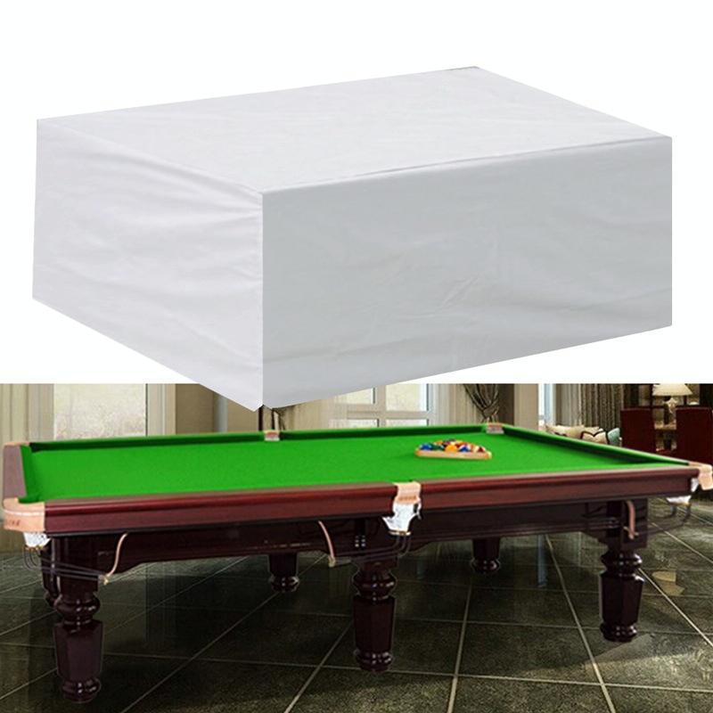 Water-repellent Billiard Table Cover - 225x116x82cm - Silver