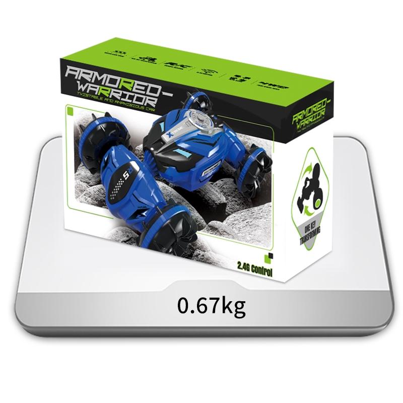 Double-sided 2.4g Rc Amphibious Car - 4wd - Blue