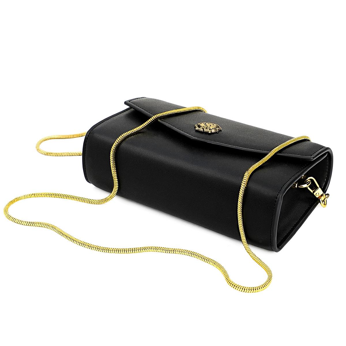 Chic One Shoulder Cowhide Bag For Women - White