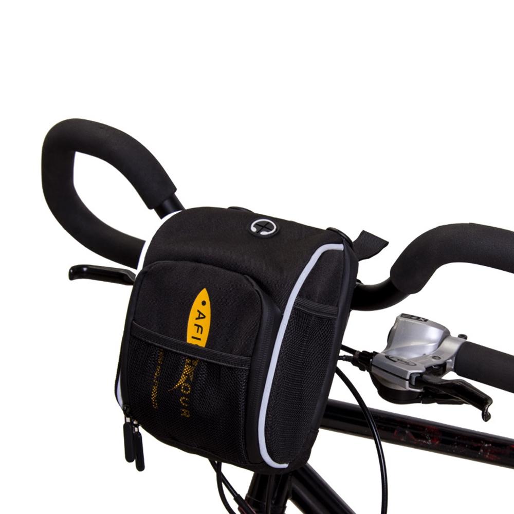 Waterproof Bike Front Bag For Outdoor Sports - Yellow