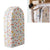 Small 3d Hanger Pocket Wardrobe with Dust Cover - Flowers