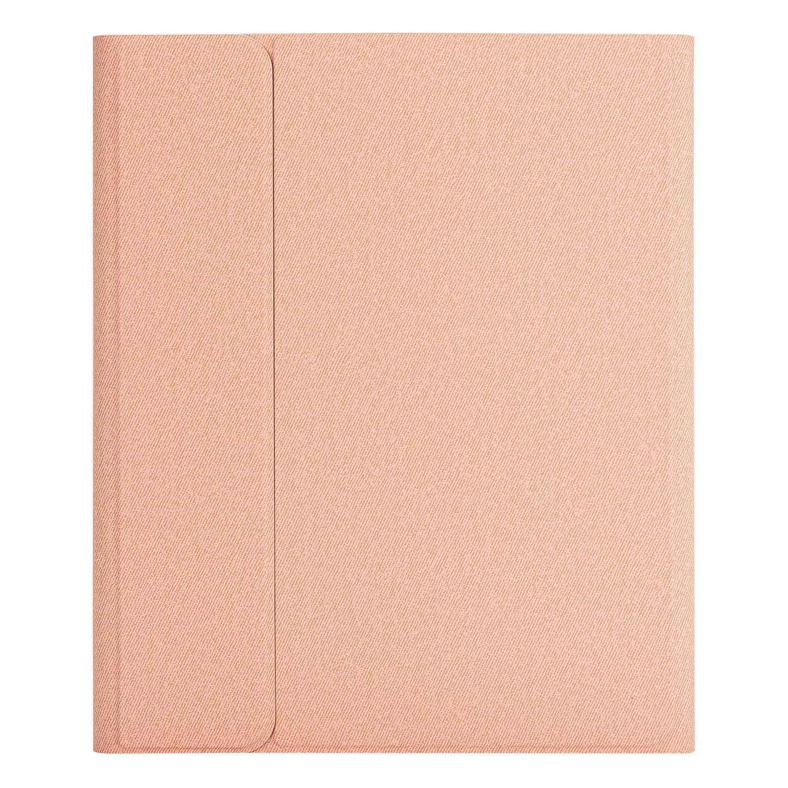 Detachable Bluetooth Keyboard Tablet Case For Ipad Pro 12.9 With Holder Pen Slot - Pink