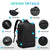 Large Capacity Men Shoulder Backpack - Blue