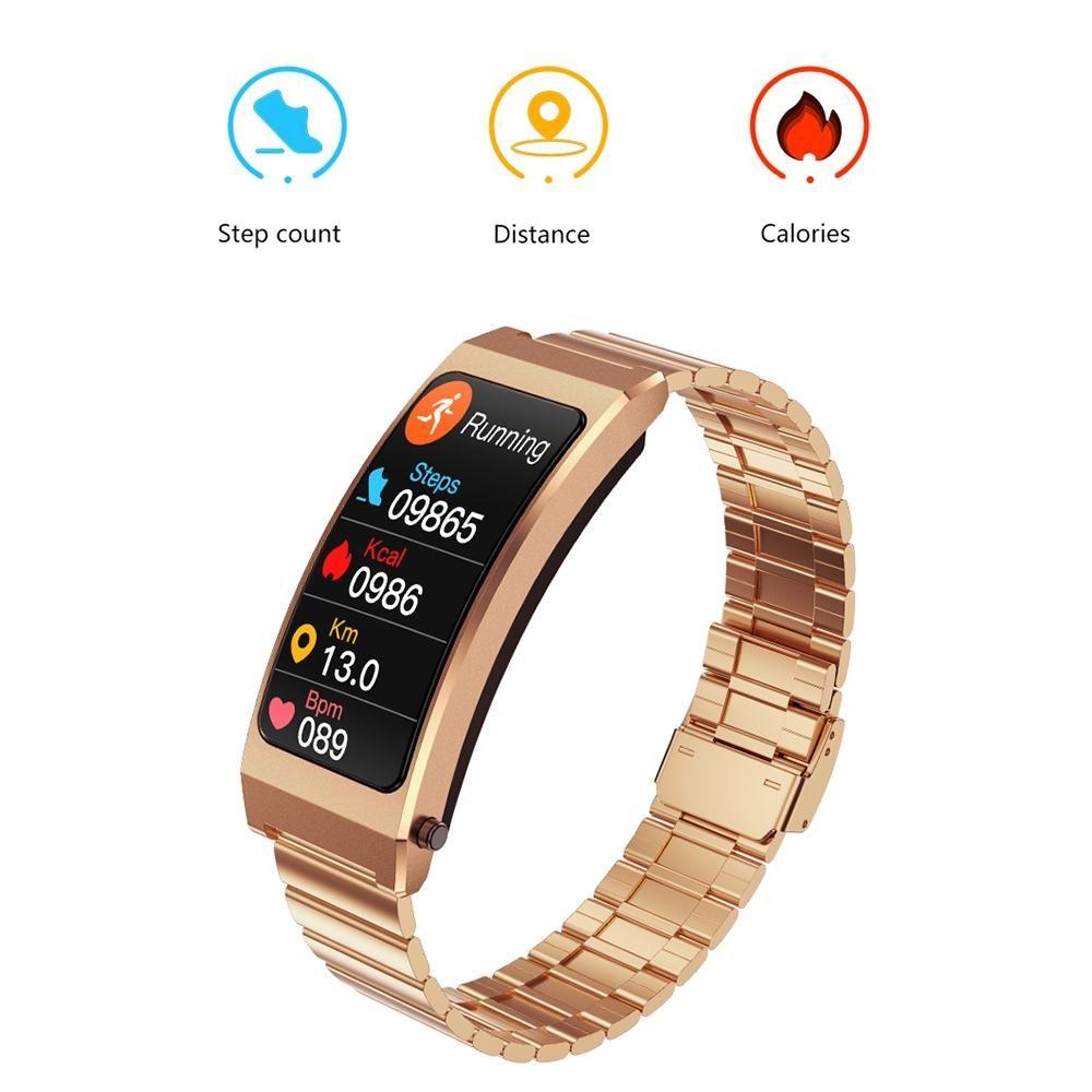 Sleep Oxygen Monitoring Smart Bracelet - Rose Gold