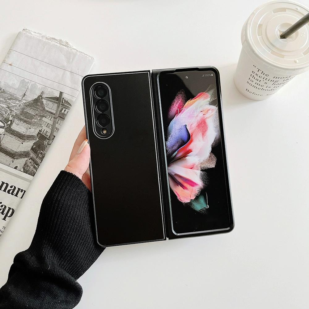 For Samsung Galaxy Z Fold4 5G Aluminum Foldable Phone Case - Blue