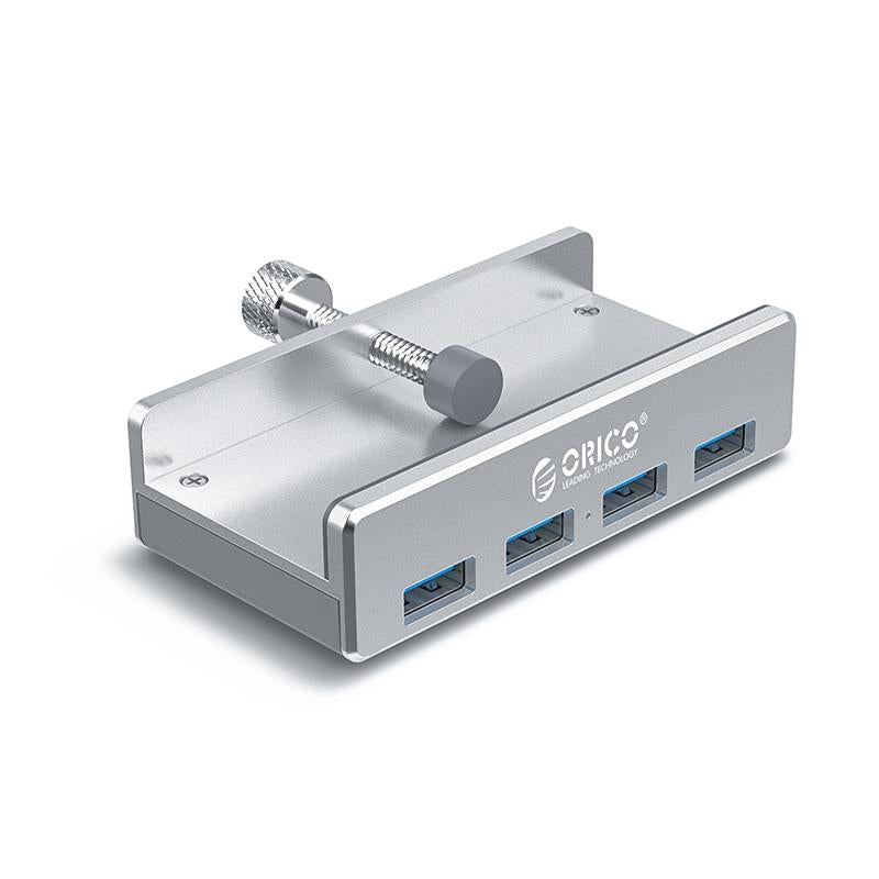 Aluminum 4-Port Usb3.0 Clip Hub Black - Sya00669801B