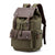 Student Canvas Backpack - Compact And Stylish - Khaki