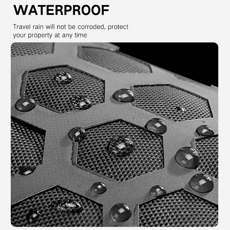 Waterproof Anti Theft Messenger Bag With Usb Port Men Oxford Cloth Shoulder Bag Black