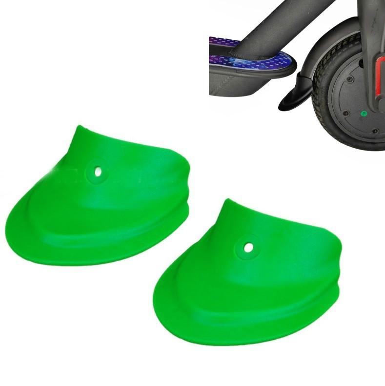 3 Pairs Scooter Fender Set for Xiaomi M365 / Pro - Front &amp; Rear Rubber Fishtail Accessories - Mudguard Green